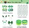 18 Pcs St. Patrick's Day Accessories for Kids, St. Patrick's Day Headbands, Lucky Bracelet, Shamrock Eyeglass and Clover Necklace for Irish Party Supplies Decorations